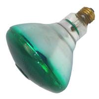 Halco 100 watt 130 volt BR38 Medium Screw Base Long Life Green Flood