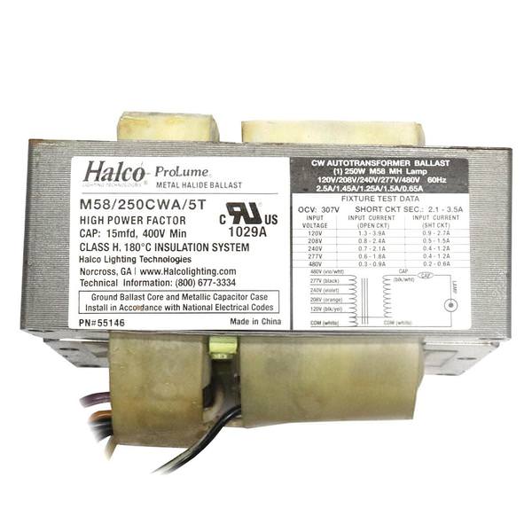 1 Lamp 250 watt 120/480 volt Ballast Kit