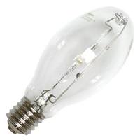 Halco 100 watt ED28 Mogul Screw Base 4000K Cool White Clear Metal Halide