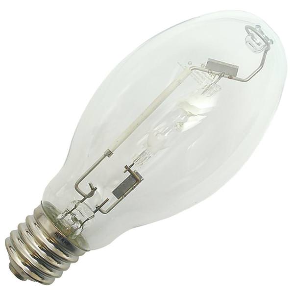 250 watt ED28 Mogul Screw Base 4000K Cool White Clear Metal Halide