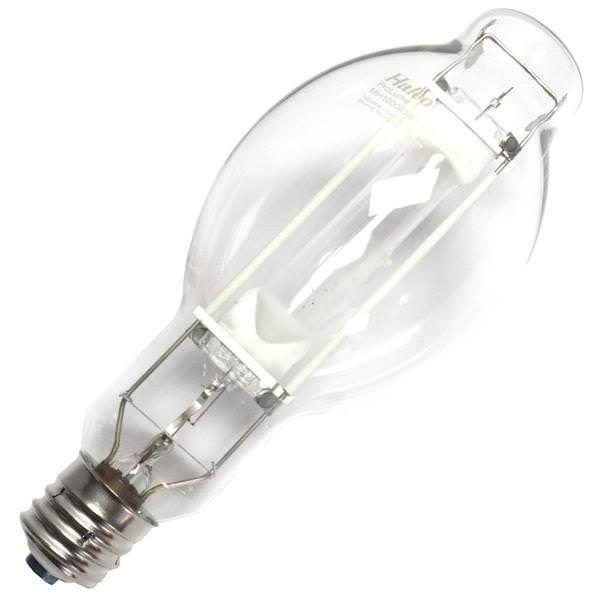 1,000 watt BT37 Mogul Screw Base 4000K Cool White Clear Metal Halide