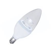 Halco 4.5 watt 120 volt B11 Candelabra Screw Base 3000K Natural White Dimmable LED