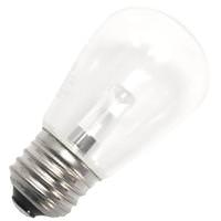 Halco 1.4 watt 120 volt S14 Medium Screw Base 2700K Warm White Clear Dimmable LED