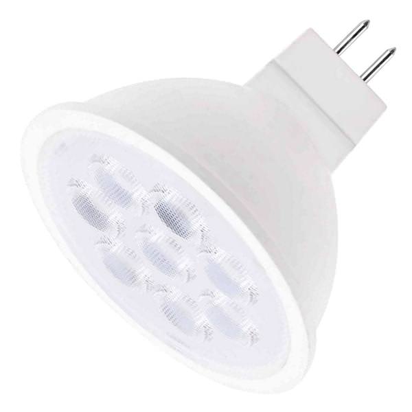 6.5 watt 12 volt MR16 GU5.3 Base 2700K Dimmable Flood LED