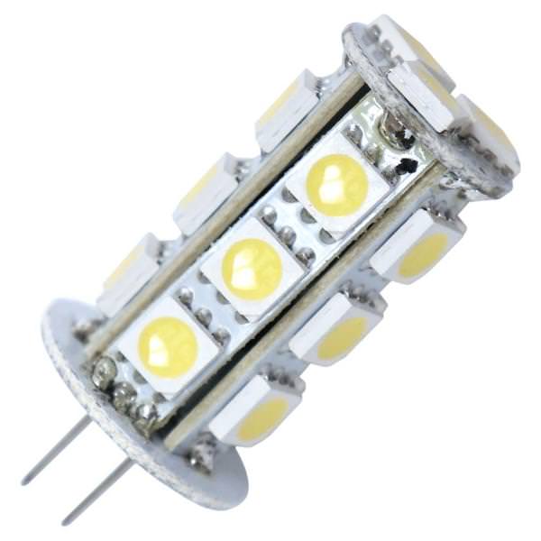 2.4 watt 10/18 volt JC20 Bi-Pin Base 5000K Daylight LED