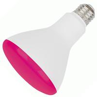 Halco 8 watt 120 volt BR30 Medium Screw Base Pink Dimmable Flood LED