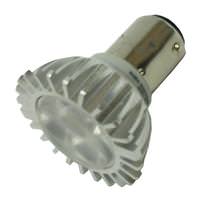 View 3 watt 10/15 volt MR11 BA15D Base 2700K Warm White Dimmable Flood LED