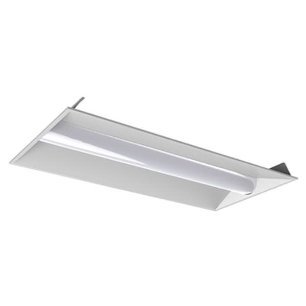 2' x 4' 42 watt 120/277 volt 4000K Cool White Dimmable Volumetric LED Panel with Emergency Backup