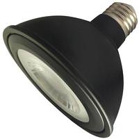 Halco 12 watt 120 volt PAR30 Medium Screw Base 4000K Cool White Dimmable Black Flood LED