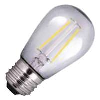 Halco 2 watt 120 volt S14 Medium Screw Base 2700K Warm White Clear Dimmable LED