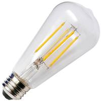View 5 watt 120 volt ST19 Medium Screw Base 1800K Warm White Clear Dimmable Filament LED