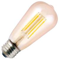 Halco 5.5 watt 120 volt ST19 Medium Screw Base 2200K Warm White Amber Dimmable
