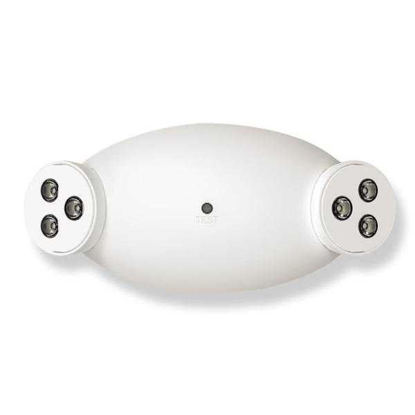 2.7 watt 120/277 volt White LED Emergency Light with Remote