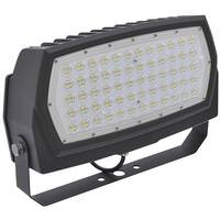 Halco 75 watt 120/277 volt 4000K Cool White -Bronze Arch Yoke Mount LED Flood Light