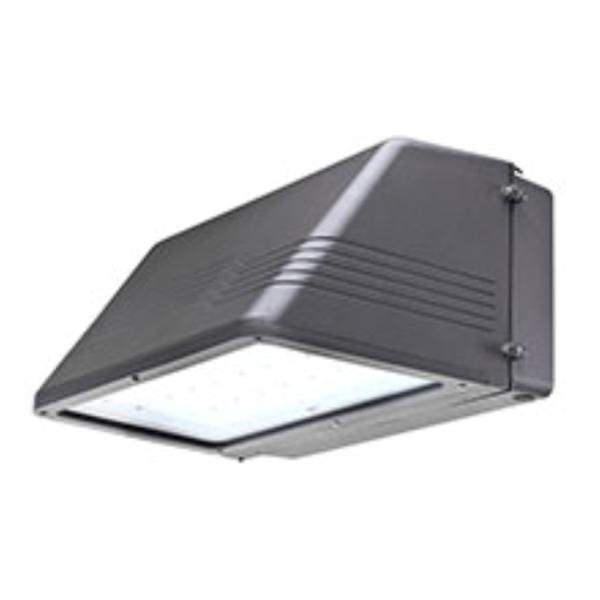 63 watt 100/277 volt 5000K Daylight Bronze Full-Cutoff LED Wall Pack