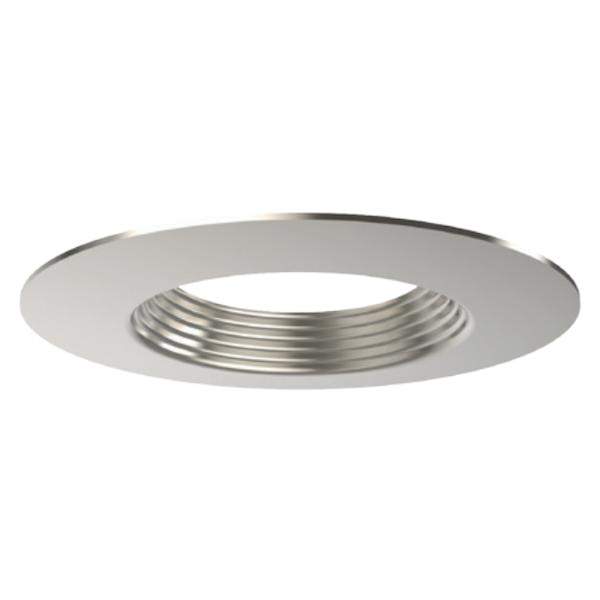 5-6" Brushed Nickel Round Downlight Trim