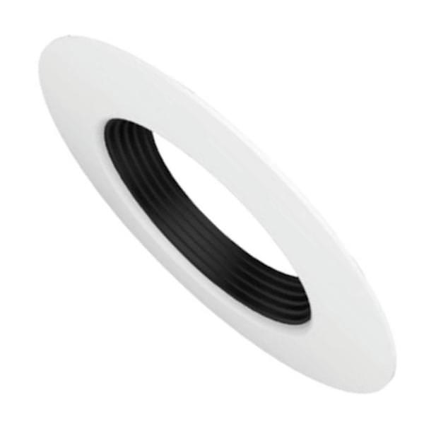 4" White Round Downlight Trim