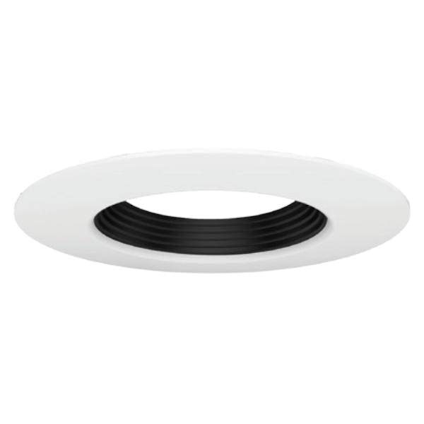 5-6" White Round Downlight Trim