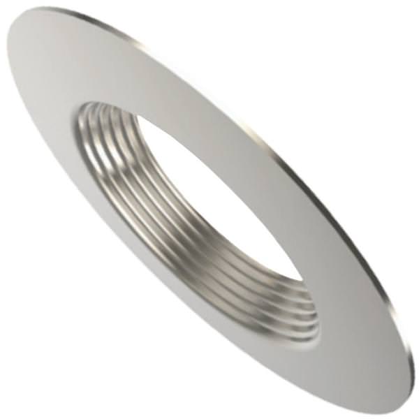 4" Brushed Nickel Round Trim For Downlight