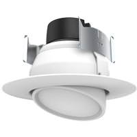 Halco 4" 9 watt 120 volt 2700K Dimmable LED Adjustable Downlight