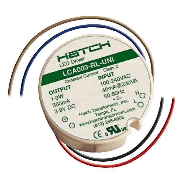 1-3 watt 90-264 volt 350 ma Round LED Driver