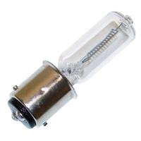 Hikari 100 watt 130 volt T4 Double Contact Bayonet Base Clear