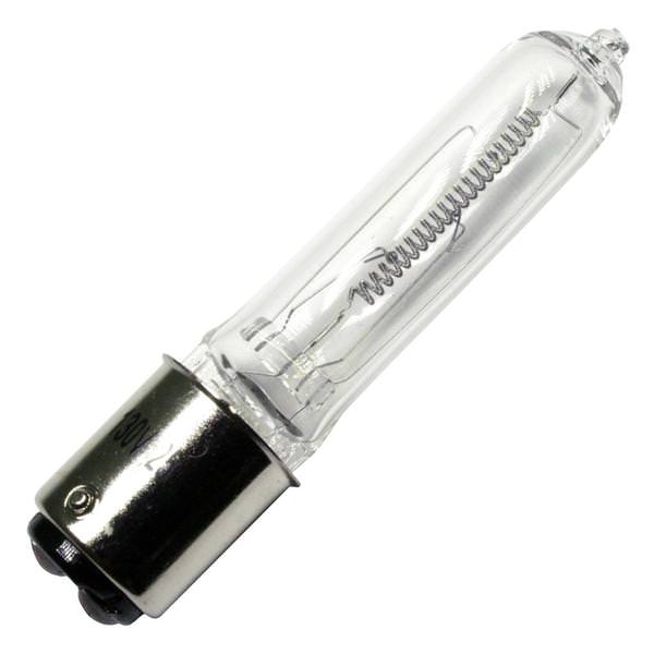 250 watt 130 volt T4 Double Contact Bayonet Base 2850K Warm White Clear