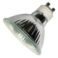 Hikari 50 watt 120 volt MR16 Twist and Lock (GU10) Base Aluminum Flood Frosted Covered