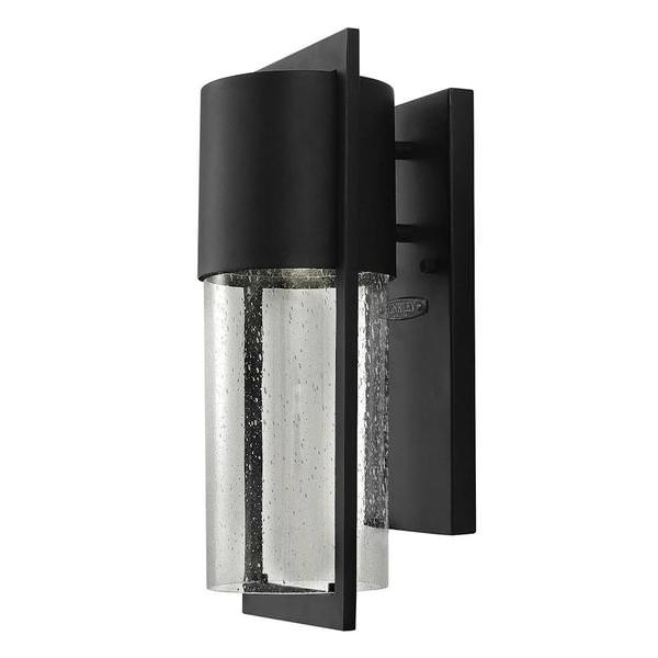 1 Light Black Aluminum Lantern Light Fixture