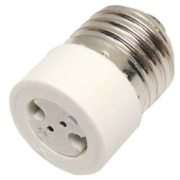 Medium Screw (E26) to Bi-Pin (GU25.3) Adapter Converter