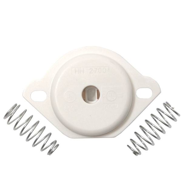 Slimline Single Pin Turret Assembly Fluorescent Lampholder