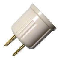 Plug-In Receptacle to Medium Screw (E26) Adapter