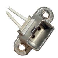 1000 watt 250 volt Bi-Pin Steel Halogen Socket with 24" Leads