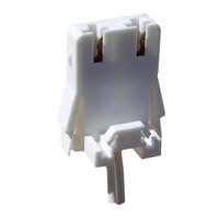 Medium Bi-Pin Push Fit Fluorescent Lampholder End