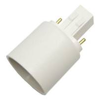 2-Pin Base to Medium Screw Base Adapter