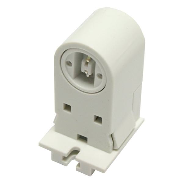 Very High Output Vertical Slide On Fixed Fluorescent Lampholder End