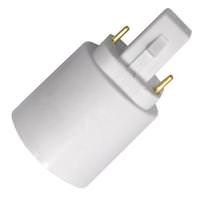 2-Pin Base to Medium Screw Base Adapter