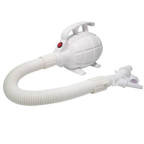 White Fast Flow Inflator for Holiball Ornaments