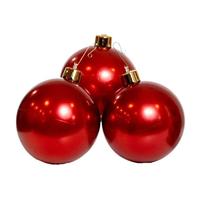 View 8" Vintage Red Inflatable Mini Trio Ornament (3 Pack)