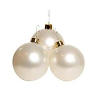 Holiball 8" Pearl Inflatable Mini Trio Ornament (3 Pack)