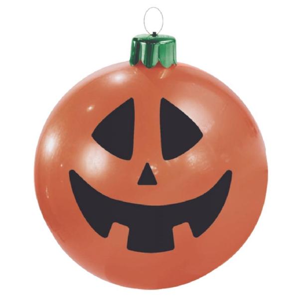 18" Orange Pumpkin Inflatable Ornament
