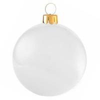 Holiball 30" White Inflatable Ornament