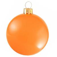 View 18" Orange Inflatable Ornament