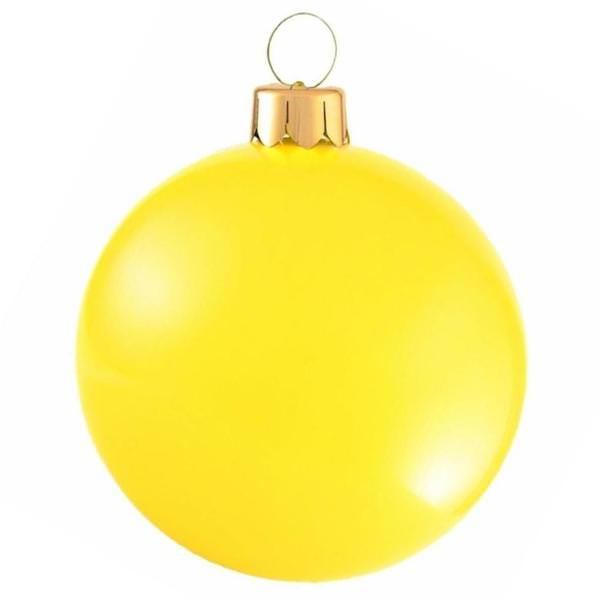 18" Yellow Inflatable Ornament