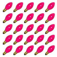View C7 Candelabra Screw Base Ceramic Pink (25 pack)