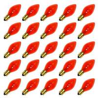 Vickerman C7 Candelabra Screw Base Transparent Amber Twinkle (25 pack)