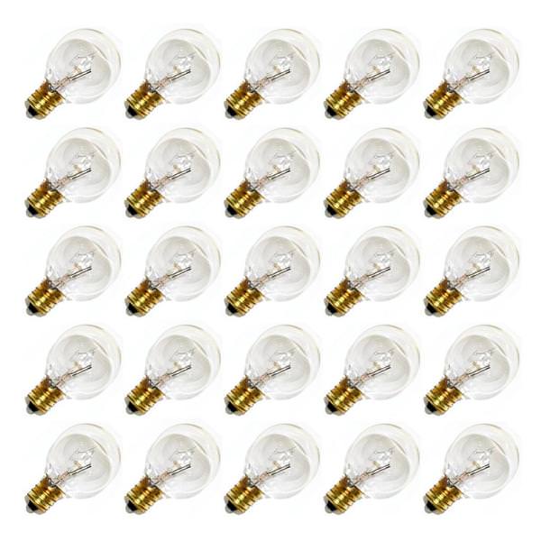 G30 Candelabra Screw Base Clear (25 pack)
