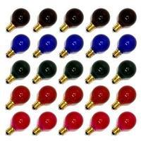 View G30 Candelabra Screw Base Multi-Color (25 pack)