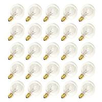 View 5 watt G40 Candelabra Screw Base Clear (25 pack)