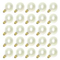 View G40 Candelabra Screw Base Pearl White (25 pack)